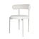 2 Kit 2 Cadeiras Serena Rivatti 54 cm -Largura- Estofado em Boucle Off White e Base em Aco Areia